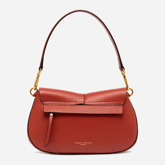 Torebka crossbody damska ze skóry naturalnej Gianni Chiarini Helena Round BS 11088 TKL-NASPM 14049 Czerwona (800070345701) - obraz 2