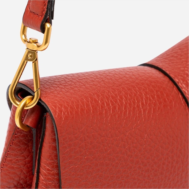 Torebka crossbody damska ze skóry naturalnej Gianni Chiarini Helena Round BS 11088 TKL-NASPM 14049 Czerwona (800070345701) - obraz 5