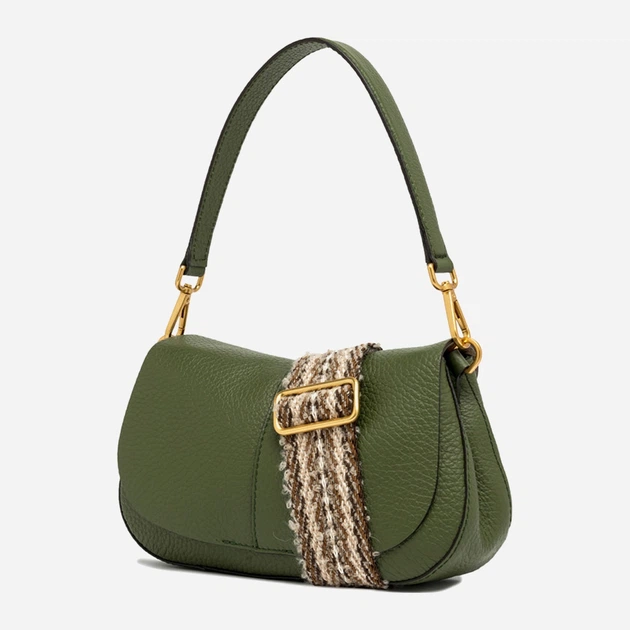 Torebka crossbody damska ze skóry naturalnej Gianni Chiarini Helena Round BS 11088 TKL-NASPM 14051 Zielona (800070345702) - obraz 4