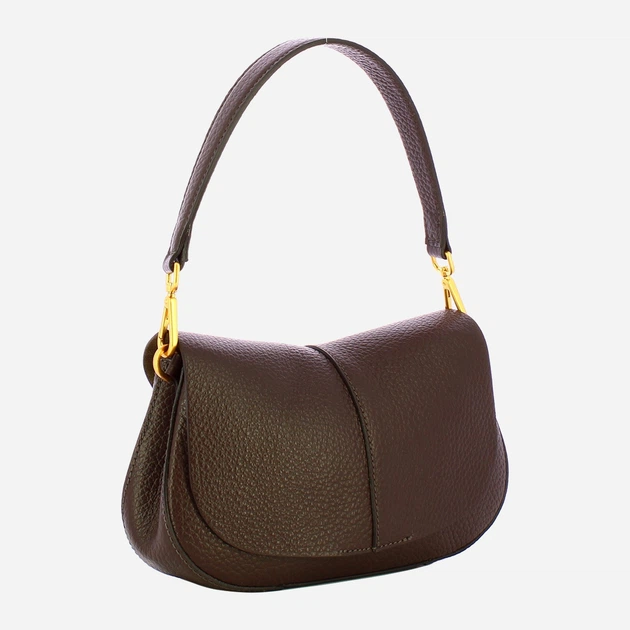 Сумка крос-боді через плече жіноча з натуральної шкіри середня Gianni Chiarini Helena Round BS 11088 TKL-NASPM 2107 Коричнева (800070345703) - зображення 3