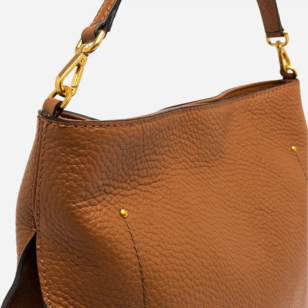 Torebka hobo damska ze skóry naturalnej Gianni Chiarini Olga BS 11496 TKL-CM 206 Brązowa (800070345712) - obraz 5