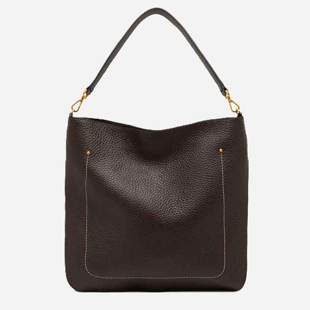 Torebka hobo damska ze skóry naturalnej Gianni Chiarini Olga BS 11496 TKL-CM 2107 Ciemnobrązowa (800070345713) - obraz 2