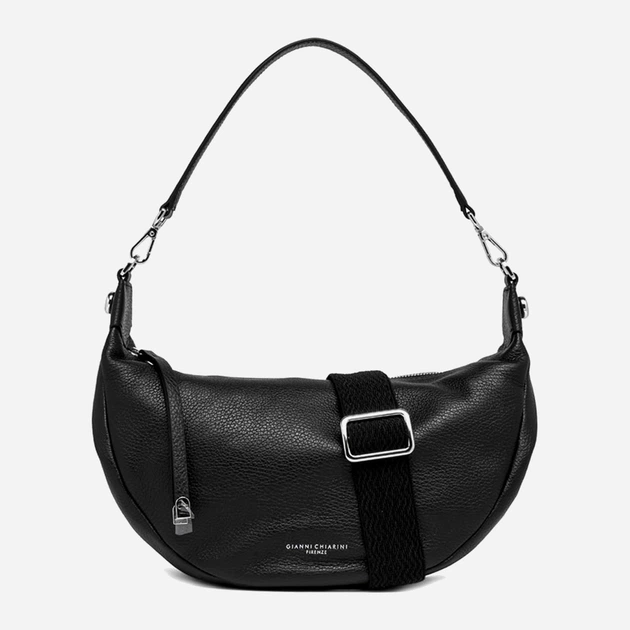 Torebka bagietka damska ze skóry naturalnej Gianni Chiarini Aisha BS 11550/COMM GRN-NAOP 001 Czarna (800070345714) - obraz 1