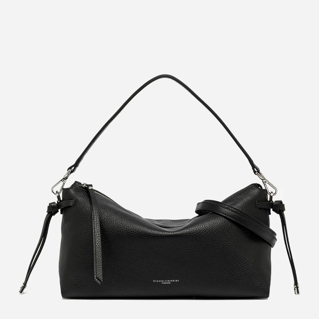 Сумка крос-боді через плече жіноча з натуральної шкіри середня Gianni Chiarini Brina BS 11761/COMM GRN 001 Чорна (800070345717) - зображення 1