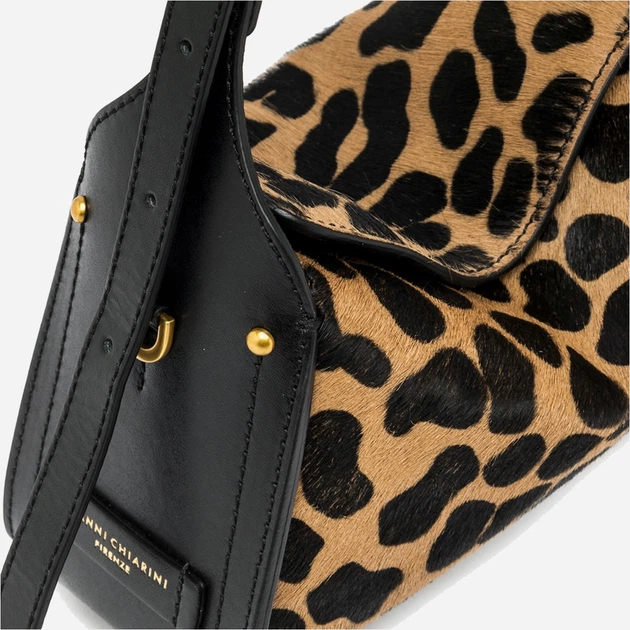 Torebka crossbody damska ze skóry naturalnej mała Gianni Chiarini Penelope BS 11869 CAV-PRCK 11865 Czarna (800070345754) - obraz 5