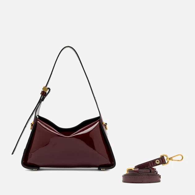 Torebka crossbody damska ze skóry naturalnej mała Gianni Chiarini Penelope BS 11869 VRPIU 14050 Bordowa (800070345755) - obraz 3