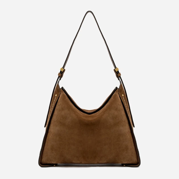 Torebka damska zamszowa duża Gianni Chiarini Penelope BS 12043 CM-PL 099 Brązowa (800070345728) - obraz 1