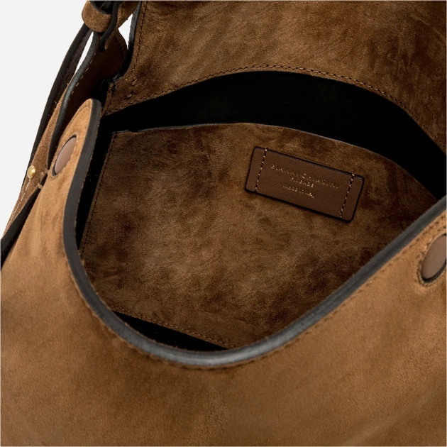 Torebka damska zamszowa duża Gianni Chiarini Penelope BS 12043 CM-PL 099 Brązowa (800070345728) - obraz 4