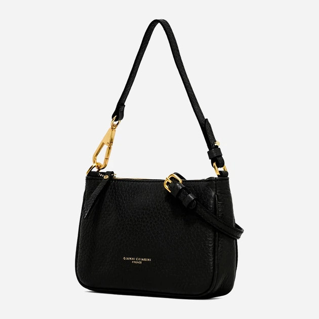Torebka crossbody damska ze skóry naturalnej mała Gianni Chiarini Brooke BS 8750 TKL 001 Czarna (800070211160) - obraz 3