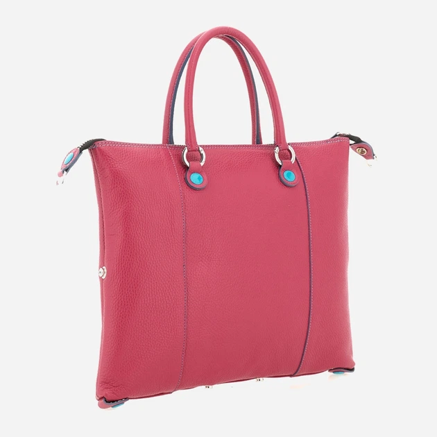Torebka crossbody damska ze skóry naturalnej duża Gabs G3 Plus Tg M G000033T2X1882 C4515 Różowa (800070351015) - obraz 2