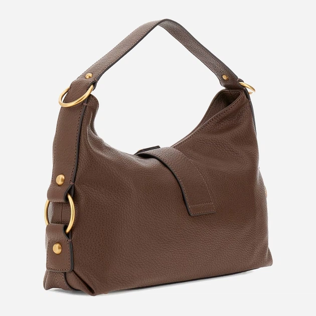 Torebka bagietka damska duża Guess Camden HWBB9308180 ESP Brązowa (800070344368) - obraz 2