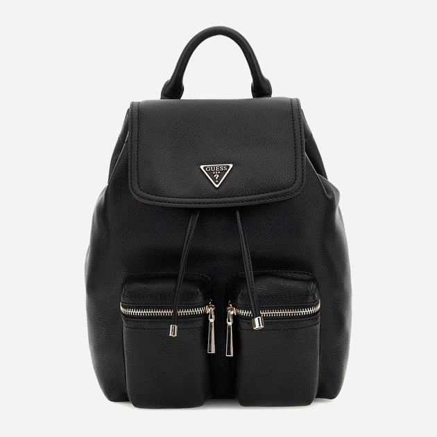 Рюкзак жіночий зі штучної шкіри Guess Manhattan HWBG7118310 BLA Чорний (800070344372) - зображення 1