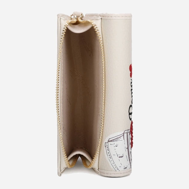 Гаманець жіночий зі штучної шкіри Braccialini LT210 LT 818 Білий (800070348997) - зображення 4