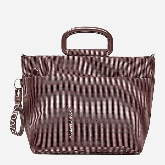 Torebka crossbody damska materiałowa duża Mandarina Duck Md20 P10QMT41 384 Bordowa (800070346937) - obraz 1