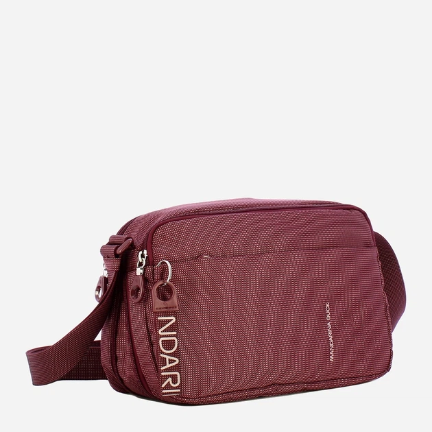 Torebka crossbody damska materiałowa Mandarina Duck Md20 P10QMT48 384 Bordowa (800070346887) - obraz 3