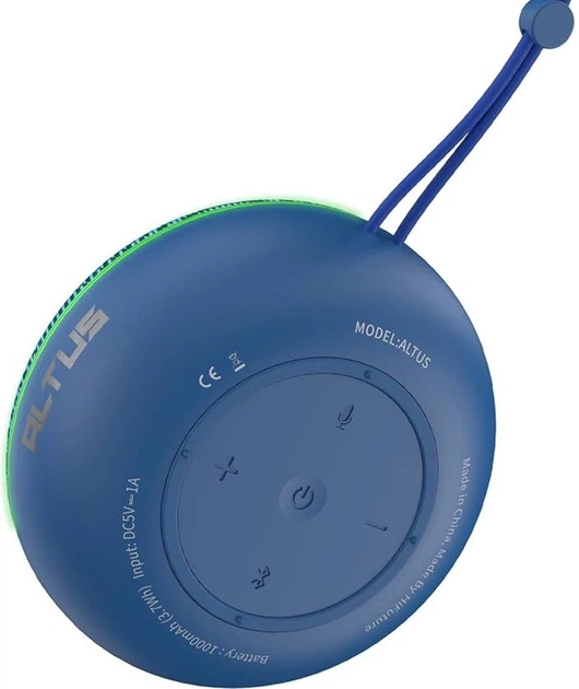 Портативна колонка HiFuture Altus 5W RGB Blue ALTUS-BLUE (6972576181329) - зображення 4