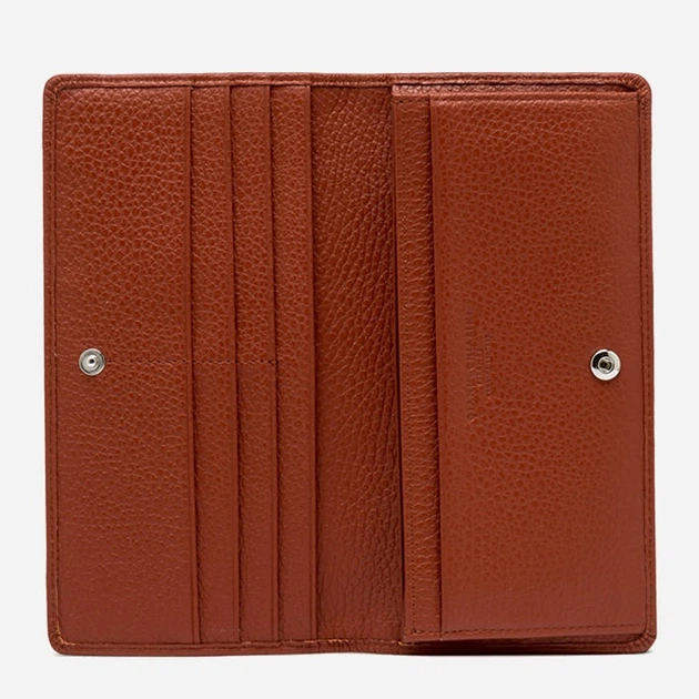 Портмоне жіноче з натуральної шкіри Gianni Chiarini Grain PF 5041 GRN 14049 Коричневе (800070345748) - зображення 4