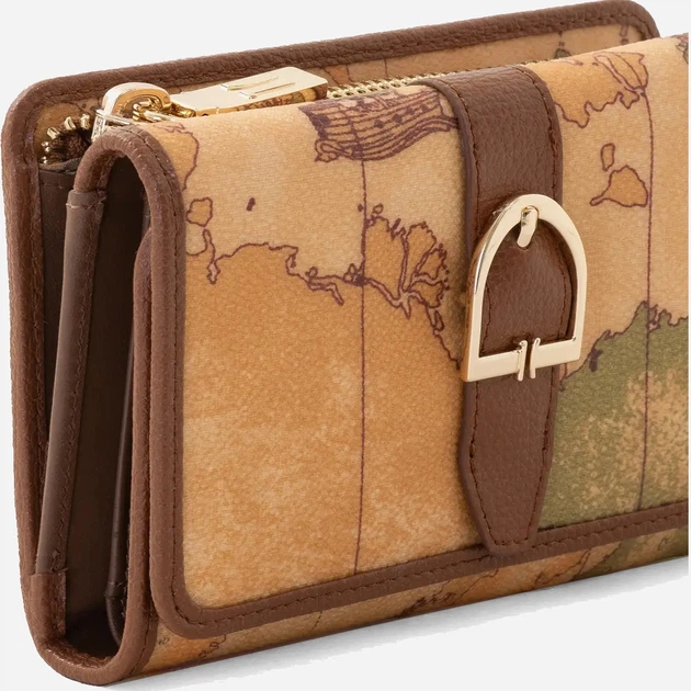 Гаманець жіночий зі штучної шкіри Alviero Martini PP03G611 0548 Коричневий (800070347658) - зображення 4