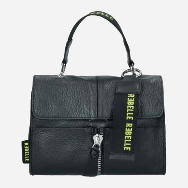 Сумка крос-боді через плече жіноча з натуральної шкіри маленька Rebelle Chloe Satchel REB0002P0001 0001 Чорна (800070349416) - зображення 1