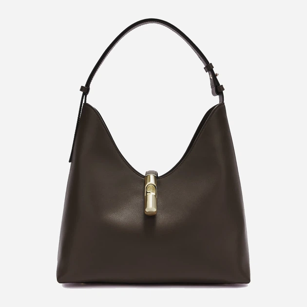 Torebka hobo damska ze skóry naturalnej Furla Goccia WB01499BX31042460S1007 Brązowa (800070331285) - obraz 1