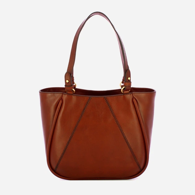 Сумка шопер жіноча з натуральної шкіри The Bridge Brigida 0449527J 14 Коричнева (800070350637) - зображення 2