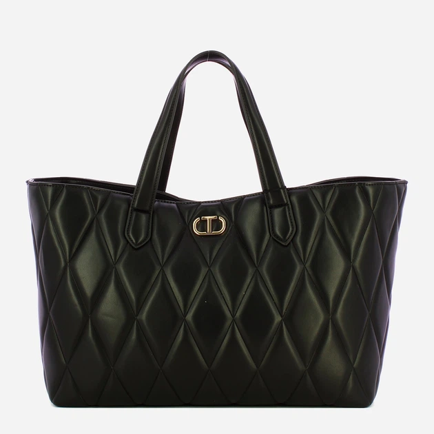 Torebka crossbody damska duża Twinset Tote 252TB7050 00006 Czarna (800070351207) - obraz 1