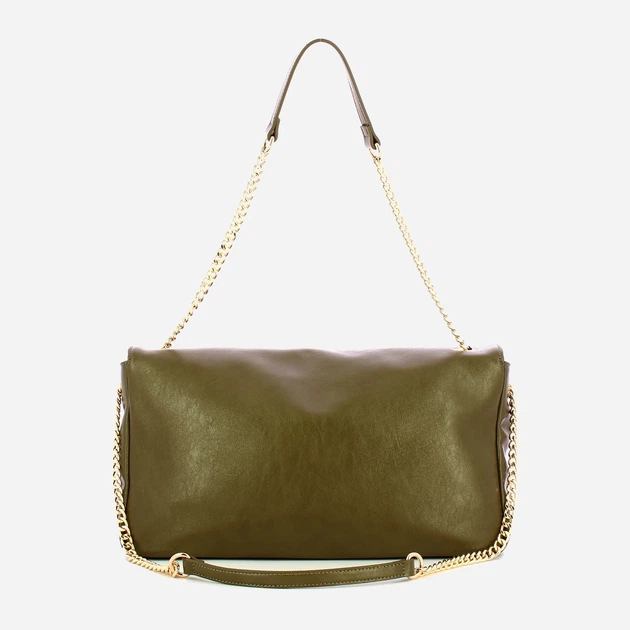 Torebka crossbody damska duża z łańcuszkiem Twinset Tracolla 252TD8120 12537 Zielona (800070351215) - obraz 2