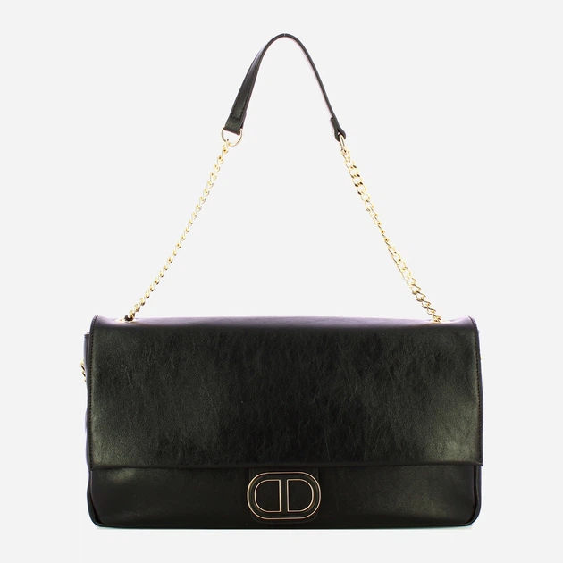 Torebka crossbody damska duża z łańcuszkiem Twinset Tracolla 252TD8120 00006 Czarna (800070351231) - obraz 1