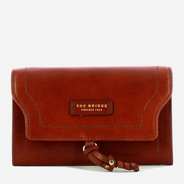 Портмоне чоловіче з натуральної шкіри The Bridge Elba 41792901 14 Коричневе (800070350614) - зображення 1