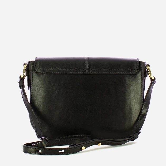 Torebka crossbody damska ze skóry naturalnej The Bridge Faentina 44462901 30 Czarna (800070350635) - obraz 2