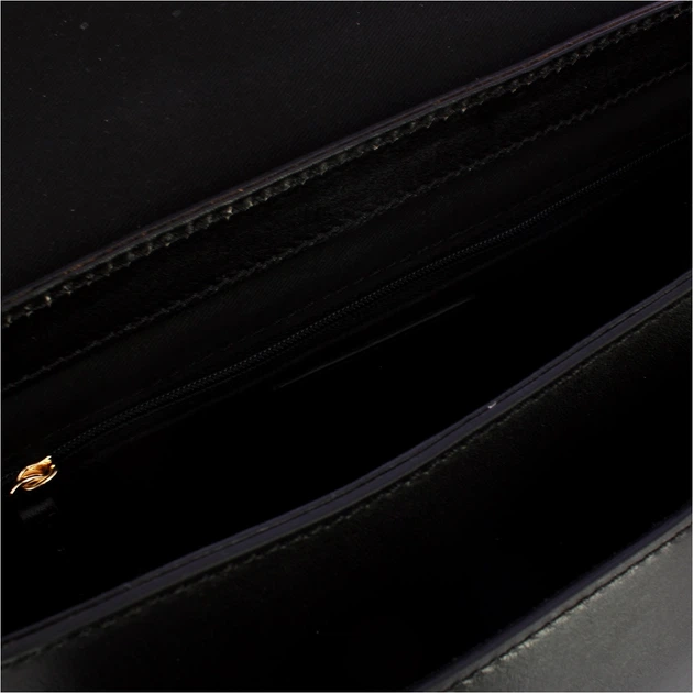 Torebka crossbody damska ze skóry naturalnej The Bridge Faentina 44462901 30 Czarna (800070350635) - obraz 4