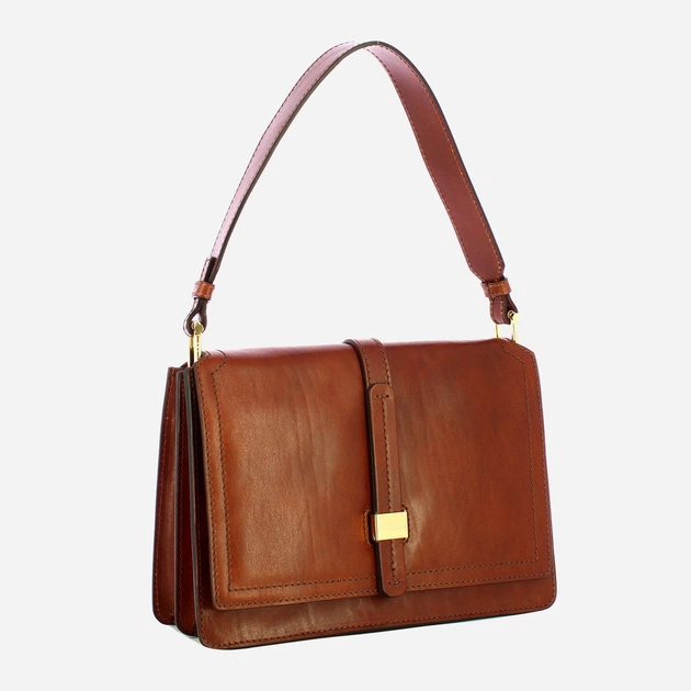 Torebka crossbody damska ze skóry naturalnej The Bridge Beatrice 44464001 14 Brązowa (800070350655) - obraz 3