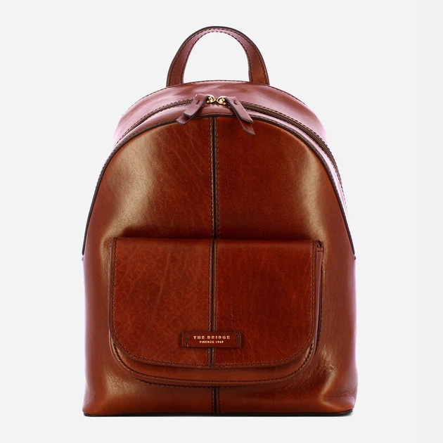 Рюкзак жіночий з натуральної шкіри The Bridge Faentina 44466901 14 Коричневий (800070350658) - зображення 1