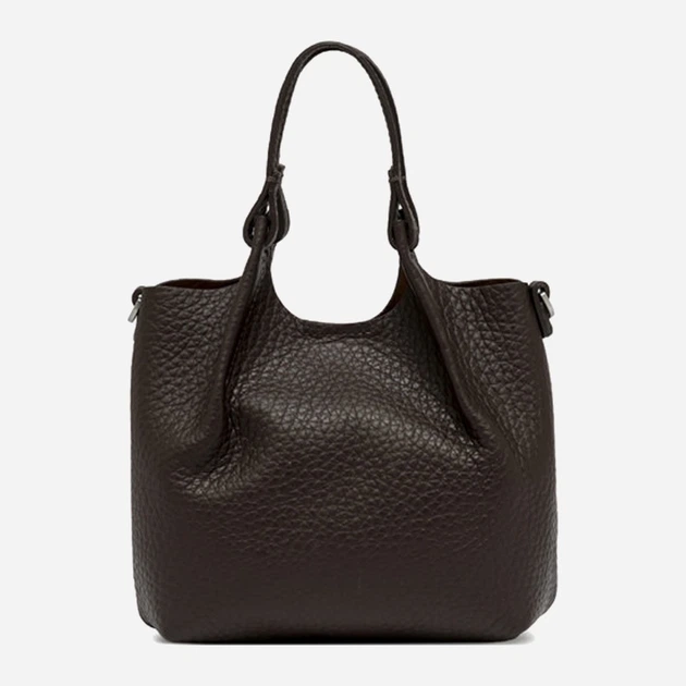 Сумка крос-боді через плече жіноча з натуральної шкіри маленька Gianni Chiarini Dua BS 9718 RNGDBL 14064 Темно-коричнева (800070345741) - зображення 2