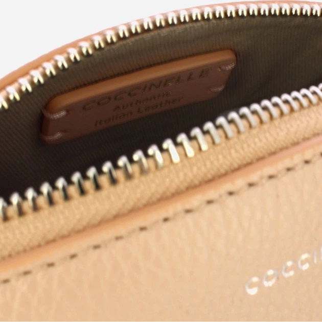 Kosmetyczka damska skórzana Coccinelle Agatea E5E4K25G280 N12 Różowa (800070350902) - obraz 4