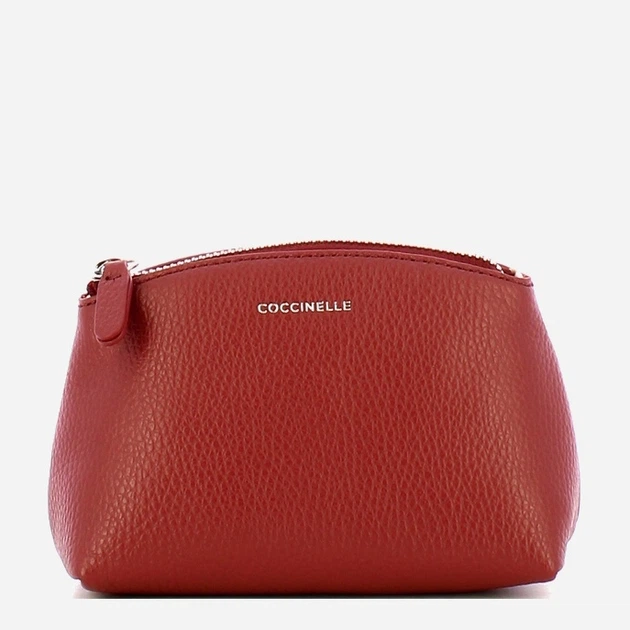 Kosmetyczka damska skórzana Coccinelle Agatea E5E4K25G280 R31 Czerwona (800070350904) - obraz 1