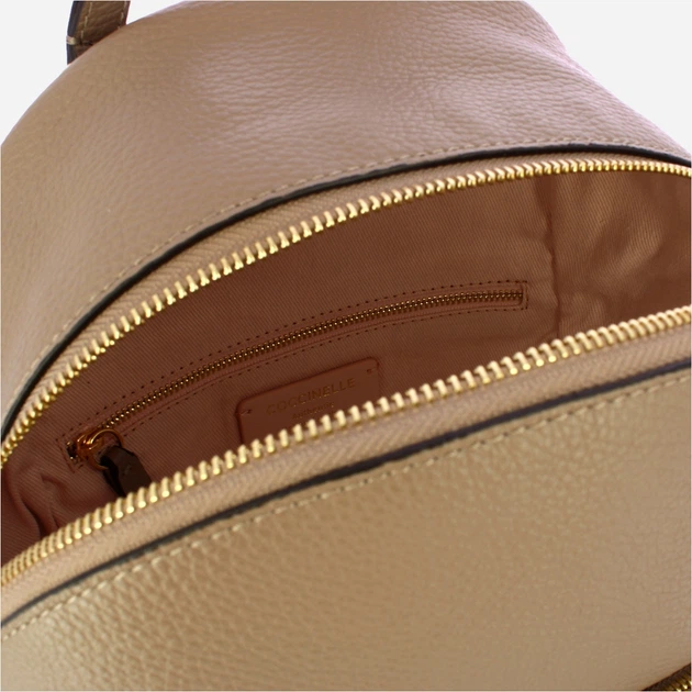 Plecak damski skórzany Coccinelle Jen E1EBP140160 N59 Szary (800070350959) - obraz 4