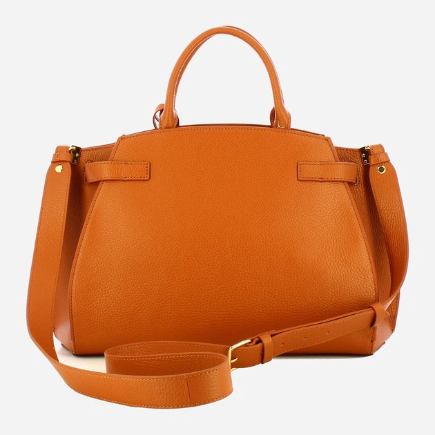 Сумка крос-боді через плече жіноча з натуральної шкіри велика Coccinelle Coccinellekliche E1EGP180280 W12 Коричнева (800070350948) - зображення 2