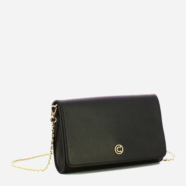 Сумка клатч жіноча з натуральної шкіри маленька Coccinelle Gemma E1EME190180 001 Чорна (800070350912) - зображення 3