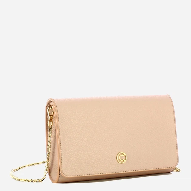 Сумка клатч жіноча з натуральної шкіри маленька Coccinelle Gemma E1EME190180 N12 Бежева (800070350913) - зображення 3