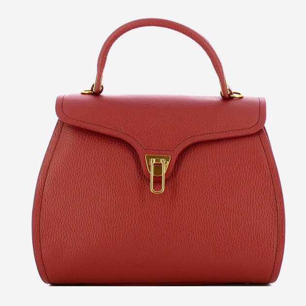 Сумка крос-боді через плече жіноча з натуральної шкіри маленька Coccinelle Marvin E1EPK180380 R31 Червона (800070350965) - зображення 1