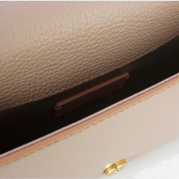 Сумка клатч жіноча з натуральної шкіри маленька Coccinelle Gemma E1EME190180 N12 Бежева (800070350913) - зображення 4