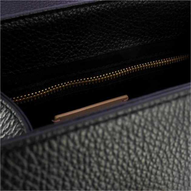 Сумка крос-боді через плече жіноча з натуральної шкіри маленька Coccinelle Marvin E1EPK180380 001 Чорна (800070350962) - зображення 5