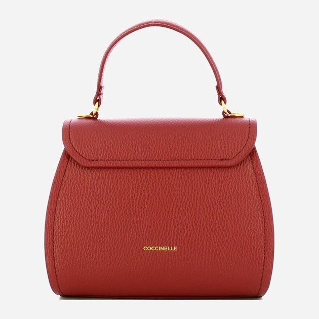 Сумка крос-боді через плече жіноча з натуральної шкіри маленька Coccinelle Marvin E1EPK550180 R31 Червона (800070350966) - зображення 2