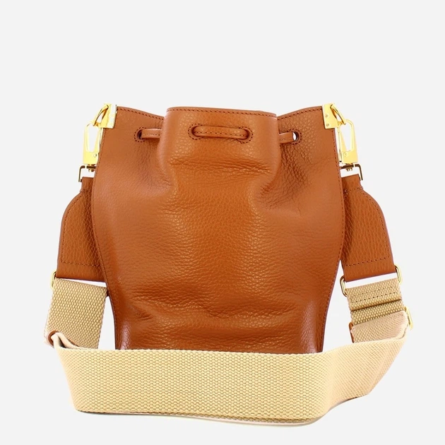 Сумка крос-боді через плече жіноча з натуральної шкіри маленька Coccinelle Coccinellehyle E5ESF630180 W12 Коричнева (800070350909) - зображення 2