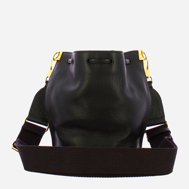 Сумка крос-боді через плече жіноча з натуральної шкіри маленька Coccinelle Coccinellehyle E5ESF630180 001 Чорна (800070350908) - зображення 2