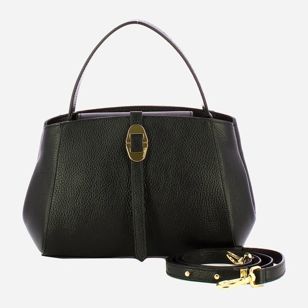 Сумка крос-боді через плече жіноча з натуральної шкіри маленька Coccinelle Coccinellechara E1ESP180260 001 Чорна (800070350927) - зображення 4