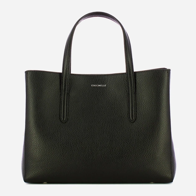 Сумка шопер жіноча з натуральної шкіри Coccinelle Coccinelleswap E1EVF180180 001 Чорна (800070350916) - зображення 1