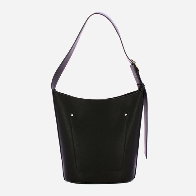 Сумка жіноча зі штучної шкіри середня Guess Meridian HWBG6974040 BLA Чорна (800070344370) - зображення 2