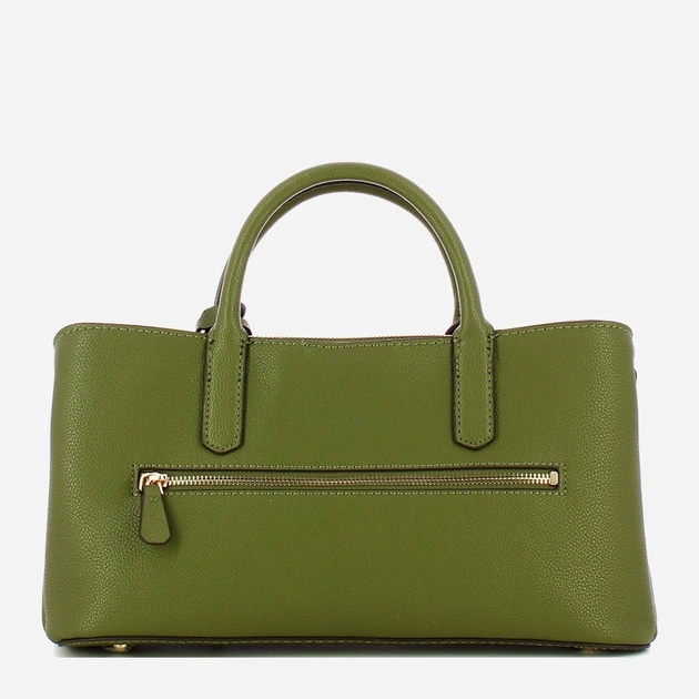 Сумка крос-боді через плече жіноча зі штучної шкіри середня Guess Gregoria HWBG8546060 OLV Зелена (800070344391) - зображення 2